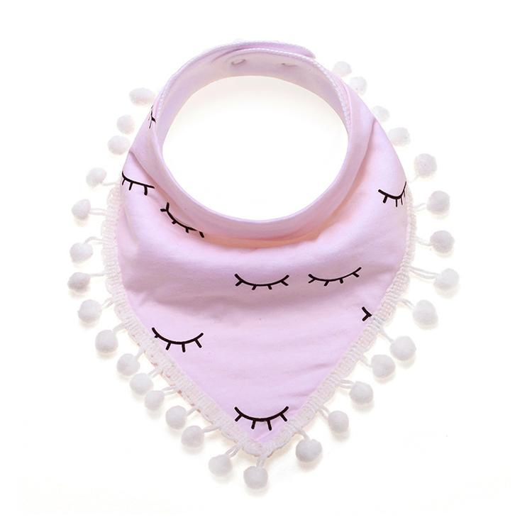 Waterproof and Washable Baby Bibs with Soft Cloth Backing