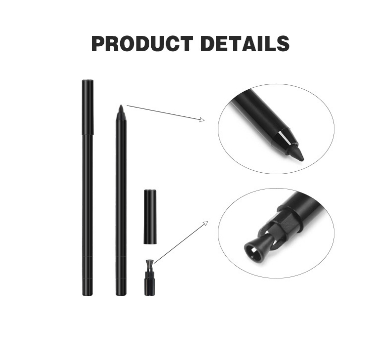 Private Label 6.5g Any Skin Eyeliner Gel Pencil Come with Pencil Sharpener