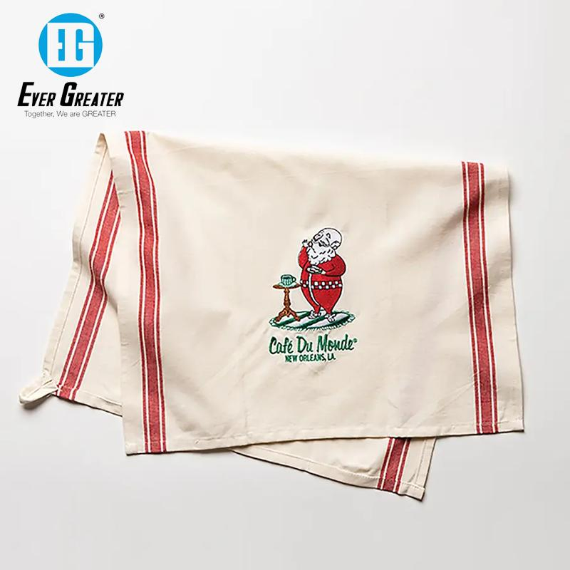 Custom Organic Cotton Kitchen Towels High Quality Printed Kitchen Towel Cotton Eco-Friendly and Stylish Kitchen Accessories
