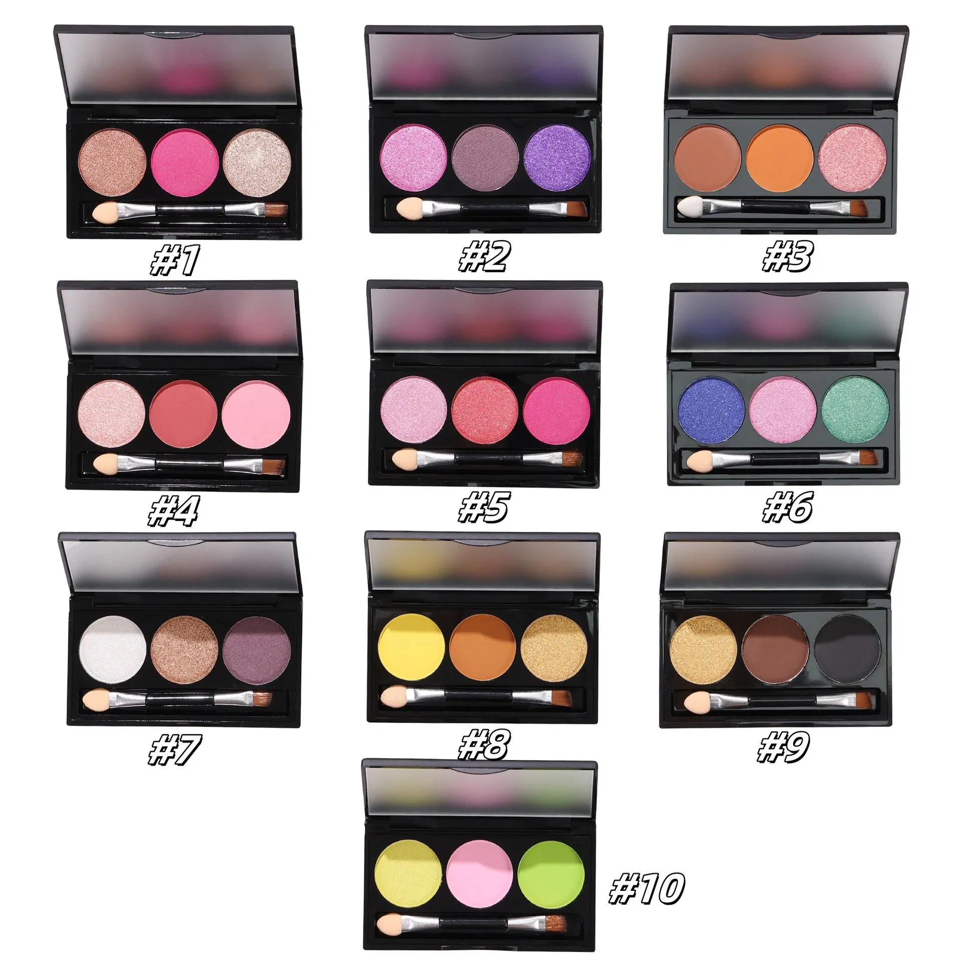 Face Makeup Eye Shadow Palette Long Lasting Waterproof Shimmer Nude Eyeshadow Palette