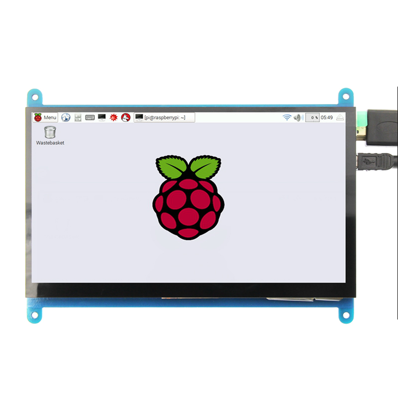 7-дюймовый TFT LCD дисплей с сенсорным экраном для Raspberry Pi