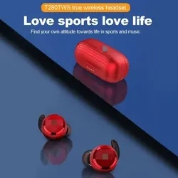 Наушники T280tws Sport Plus: беспроводные, с шумоподавлением
