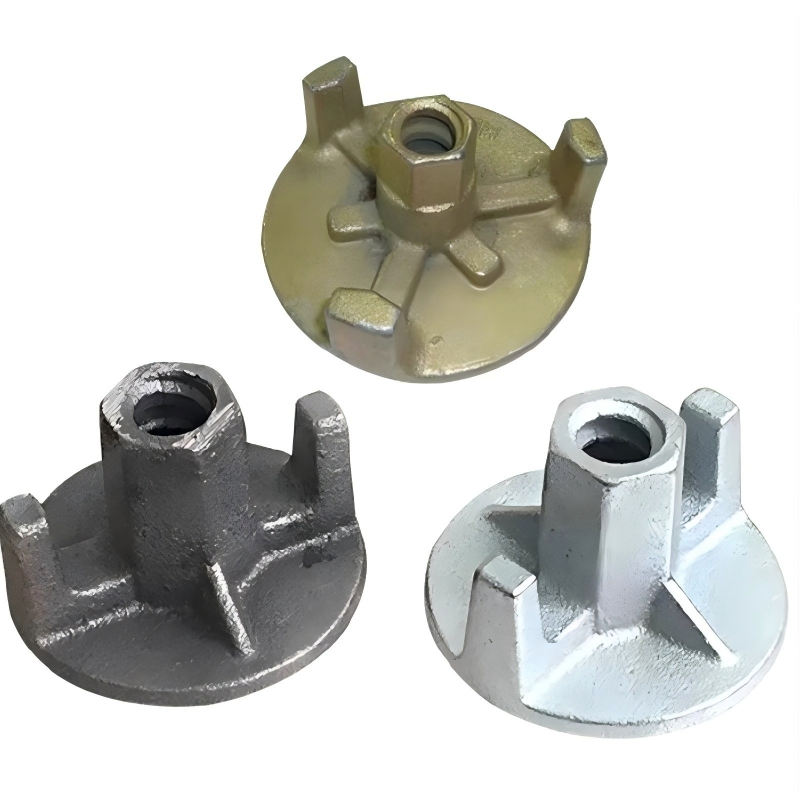 D15/17mm Formwork Accessories - Three-Arm Wing Nut with Large Base Plate for Wall Construction