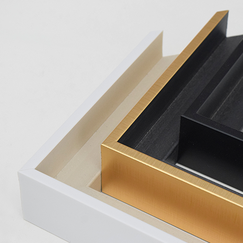 Cheap PS Plastic Picture Frames Artistic Moulding Line PS Decorative Painting Frame Mouldings Mirror Frame Photographs Frame Factory Direct Source