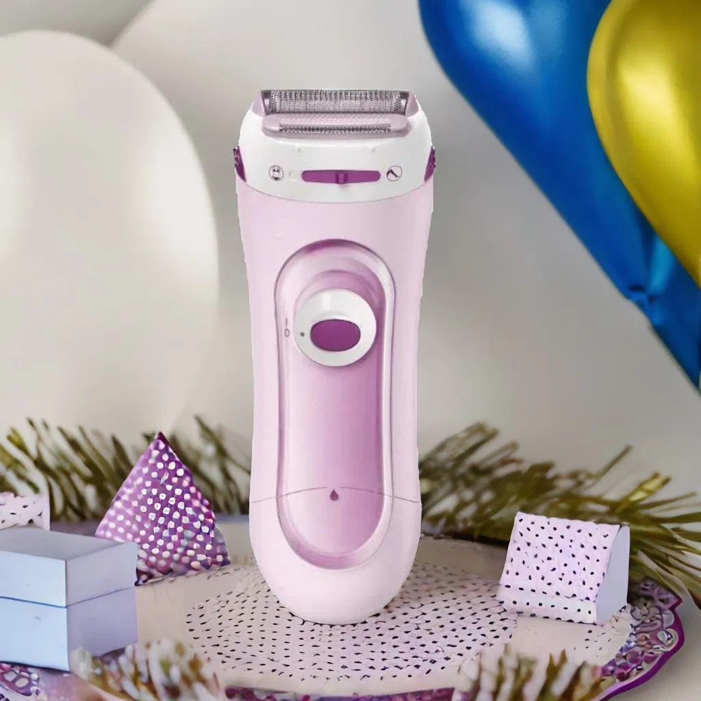 Hot Pink Silk Smooth Legs Arms Bikini Hair Removal Women's Electric Shaver