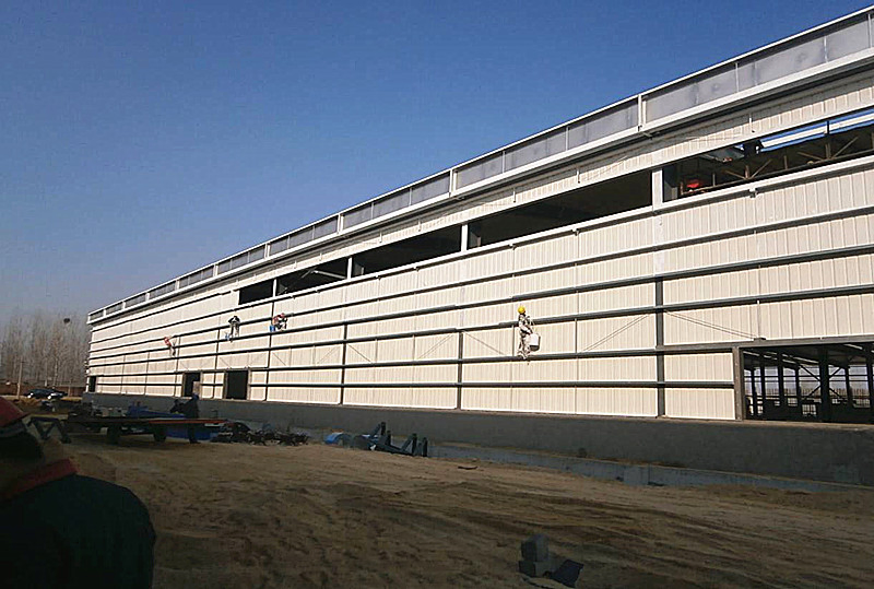 Steel Material Warehouse Prefab Machine Shop and Steel Structure Workshop