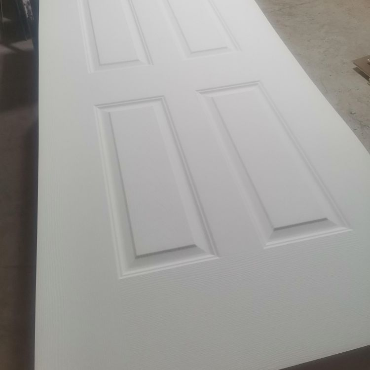 China Cheap Interior 6 Panel Moulded Door Skin White Primer Door