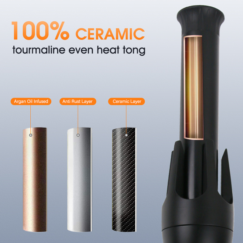 High-Quality Professional Classic Mini Rose Hair Curler Auto Portable Rotating Hair Curling Iron Automatic Hair Curler