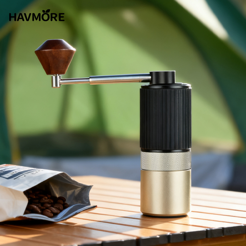 Premium Portable Metal Mini Folding Handle Manual Coffee Grinder