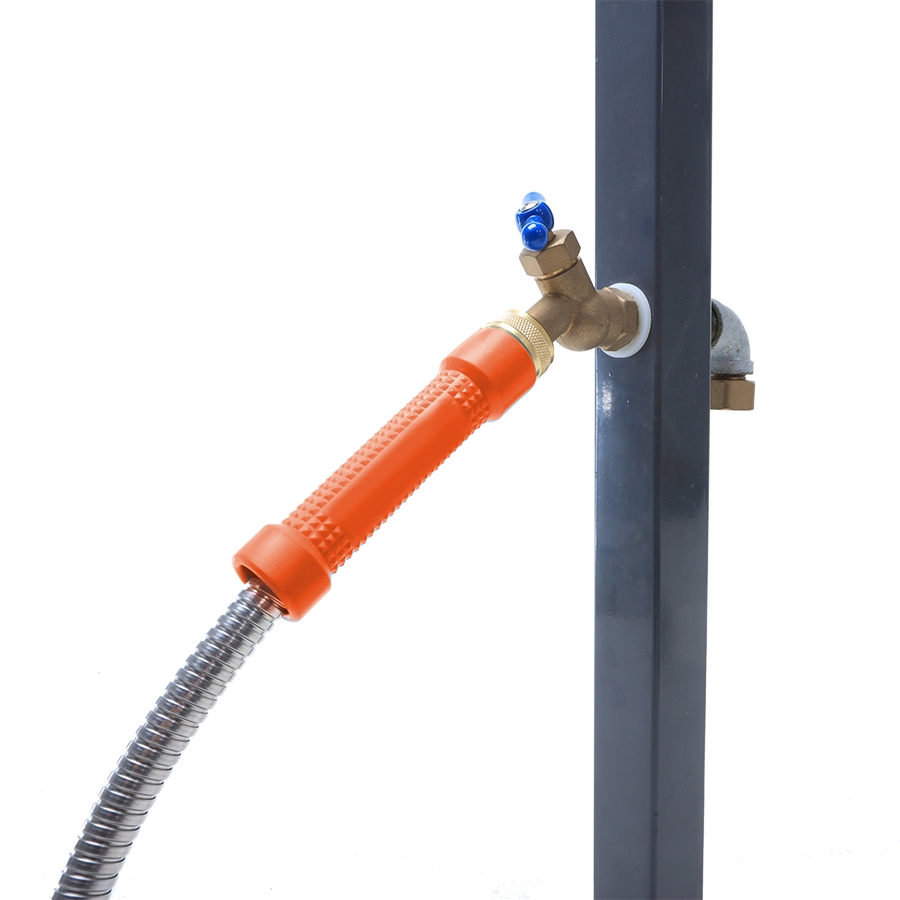 Durable Stainless Steel Garden Hose with Brass Fitting & Kink-Resistant Design