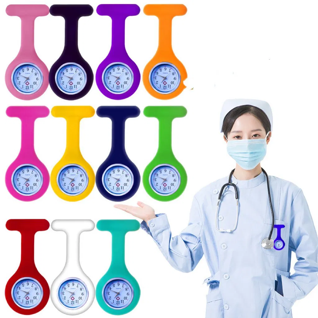 Multicolour Nurse Watch Breast Watch for Nurse Hospital Use