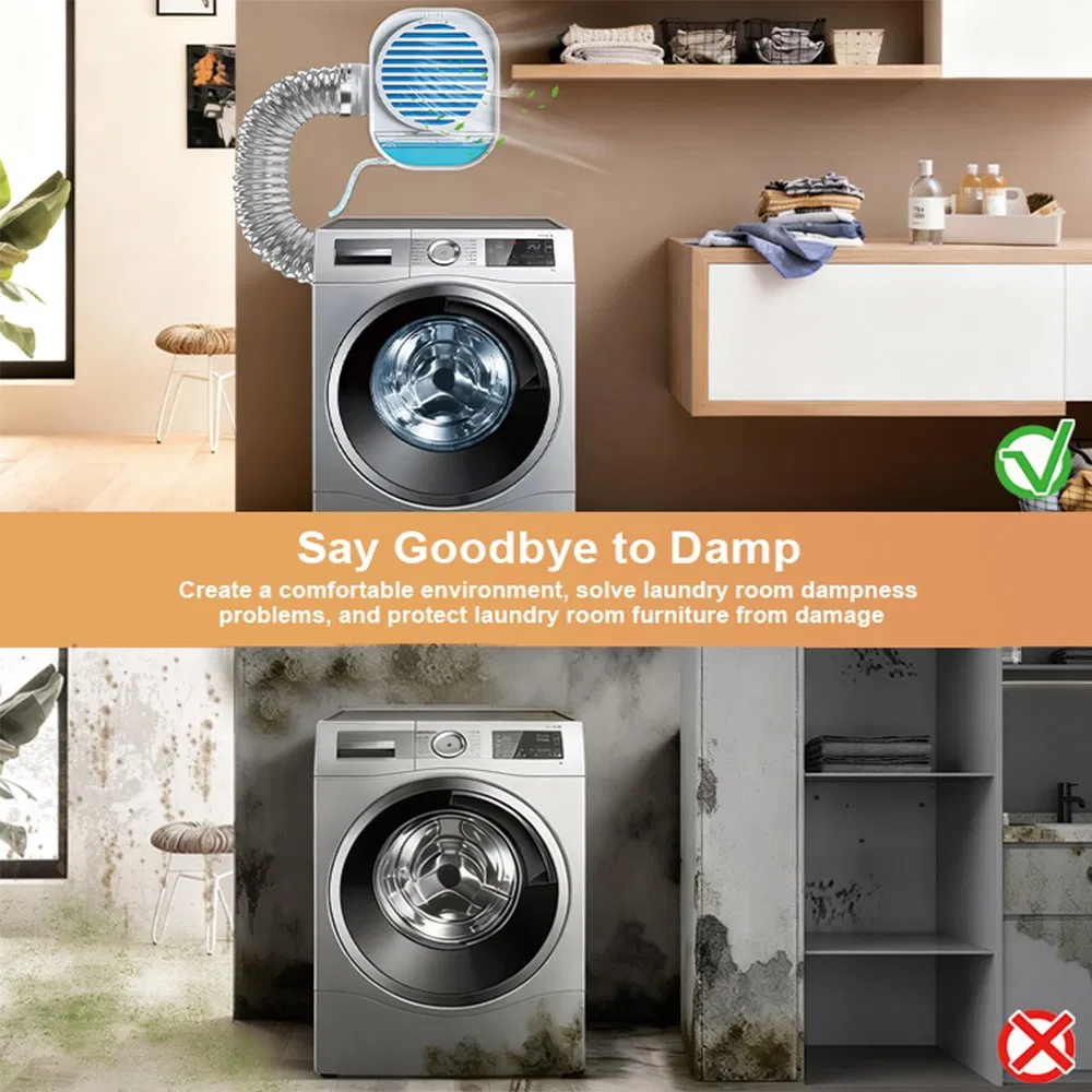 Indoor Dryer Vent with Dehumidifier for Protect Furniture Dryer Vent Kit for Electric Dryers