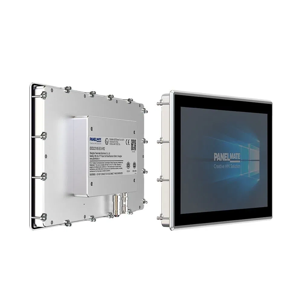 18.5 Inch IP65 Rugged Explosion-Proof Industrial Control Panel Touch Screen Display with Kvm Extender