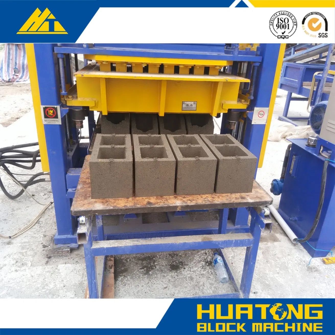 Semi-Automatic Brickl Making Machine with Low Effiency Daily