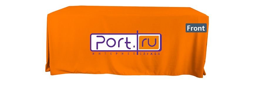 Wrinkle-Resistant Custom Polyester Branding Throw Table Cloths