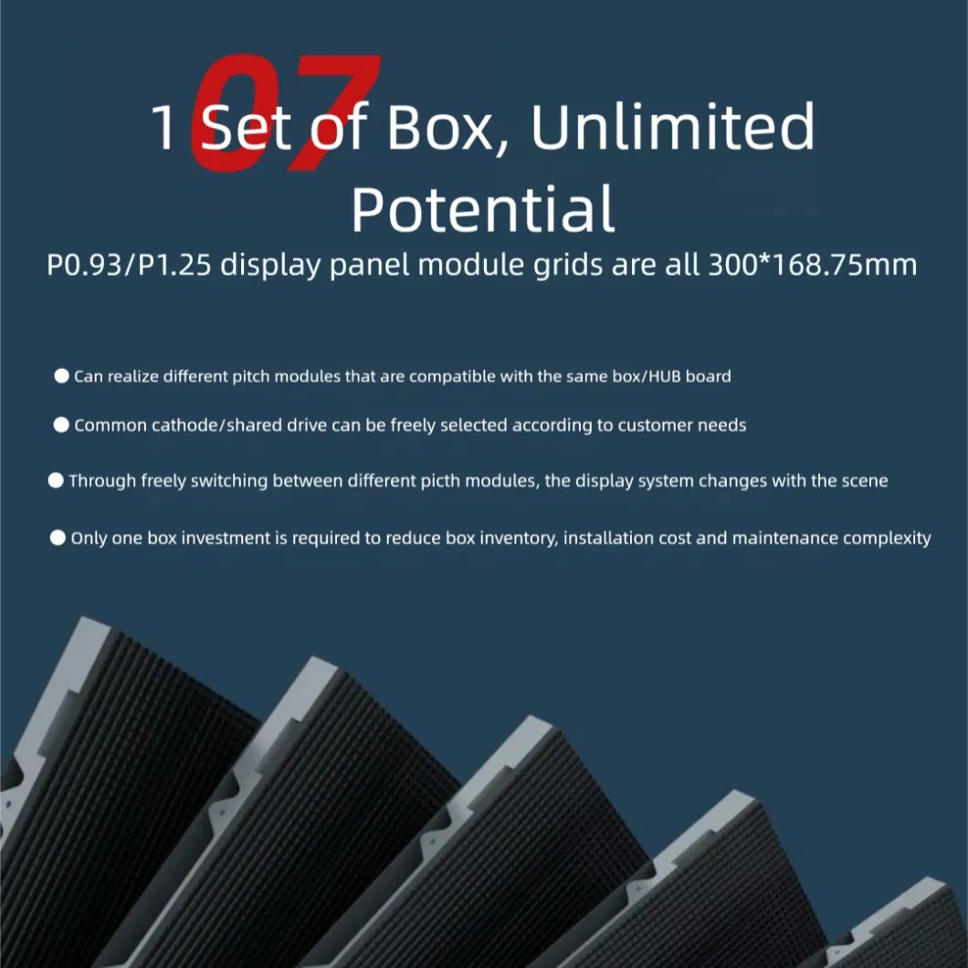 IP54 Rated Nationstar as Series P0.93 LED Panel - High-Density 1r1g1b Ultra Slim LED Panel