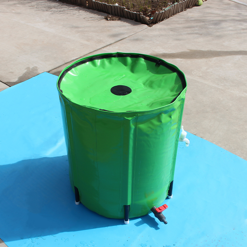 Portable Water Barrel Rainwater Collection System