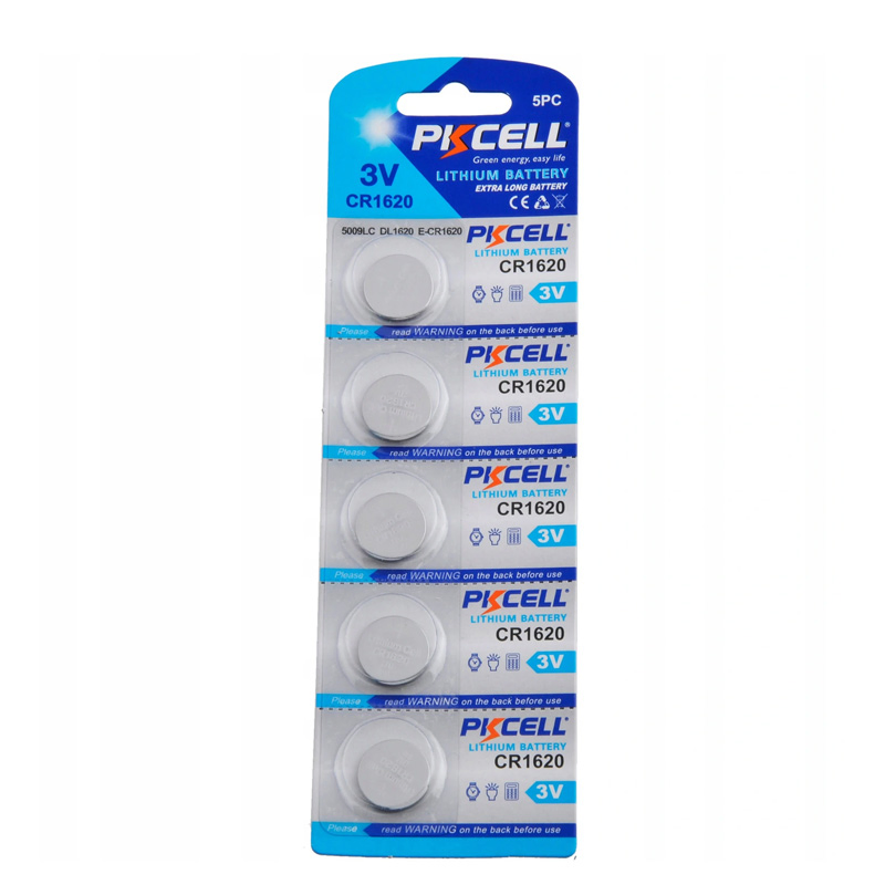 Батарейка Pkcell CR1620 3V литиевая таблетка
