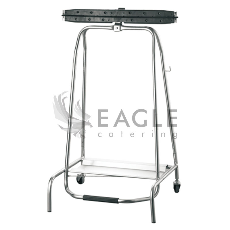 Stainless Steel Stable Waste Bin Sack Holder