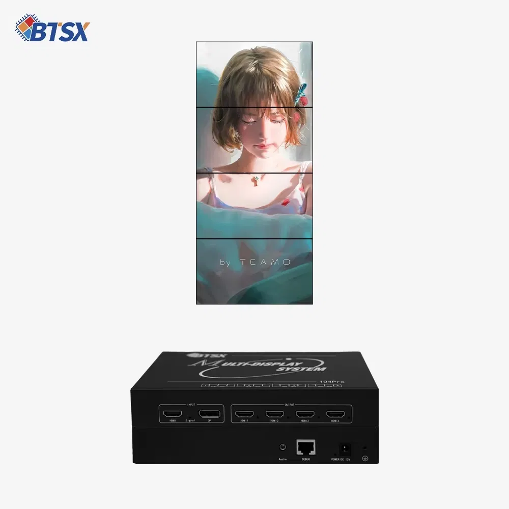 Разветвитель HDMI 4K60 1x4 для мультискрин