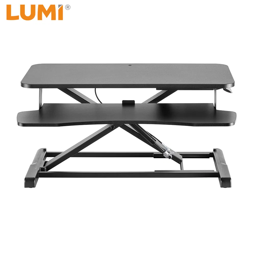 Wholesale Customizable Office Computer Laptop Riser Standing Desk Converter with Keyboard Tray