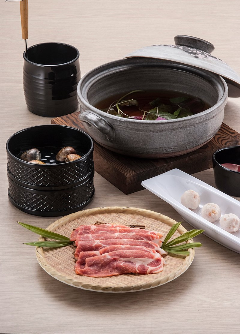 Black Matte Melamine Material Spoon Holder Chinese Hot Pot Restaurant Grilled Tong Large Spoon Ladle Serving Spoon Holder