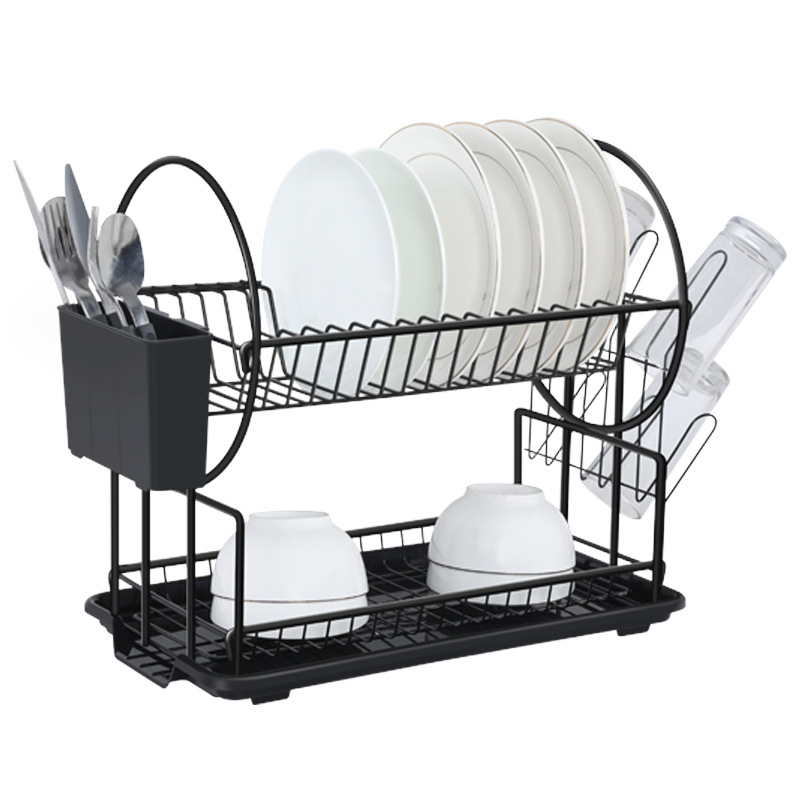 Kitchenware Kitchen Accessories Tableware Storage Steel Rack Shelf Display Rack Dish Rack