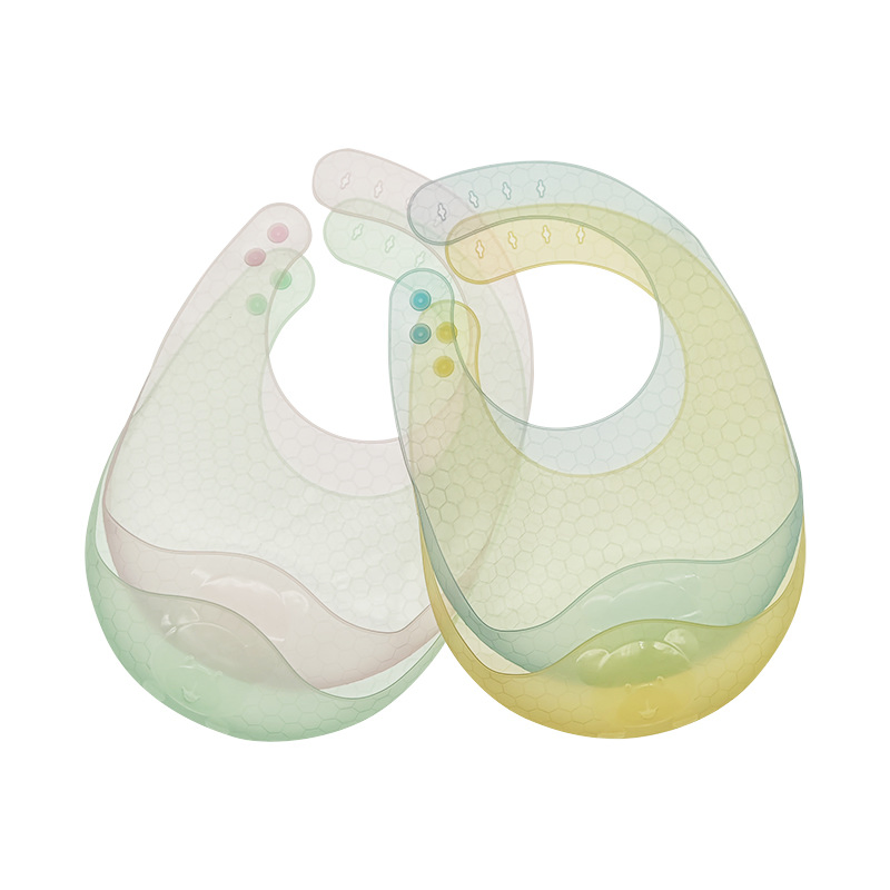 High Quality Custom Lightweight Waterproof Silicone Bib for Baby Products