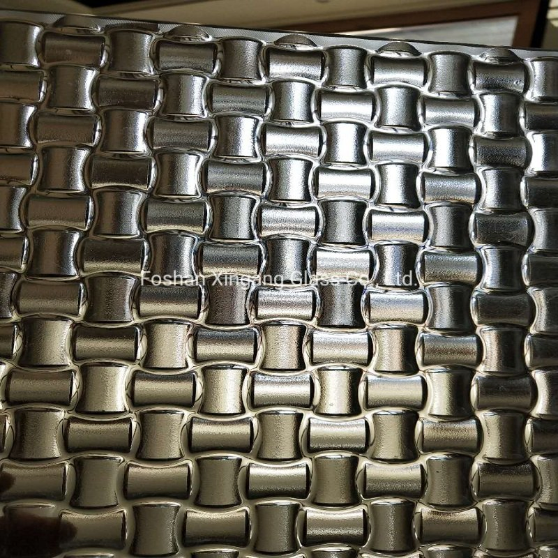 Cast/Decorative /Fused Patterned Art Embossed Glass for Bathroom/Doors/Windows/Shower Room