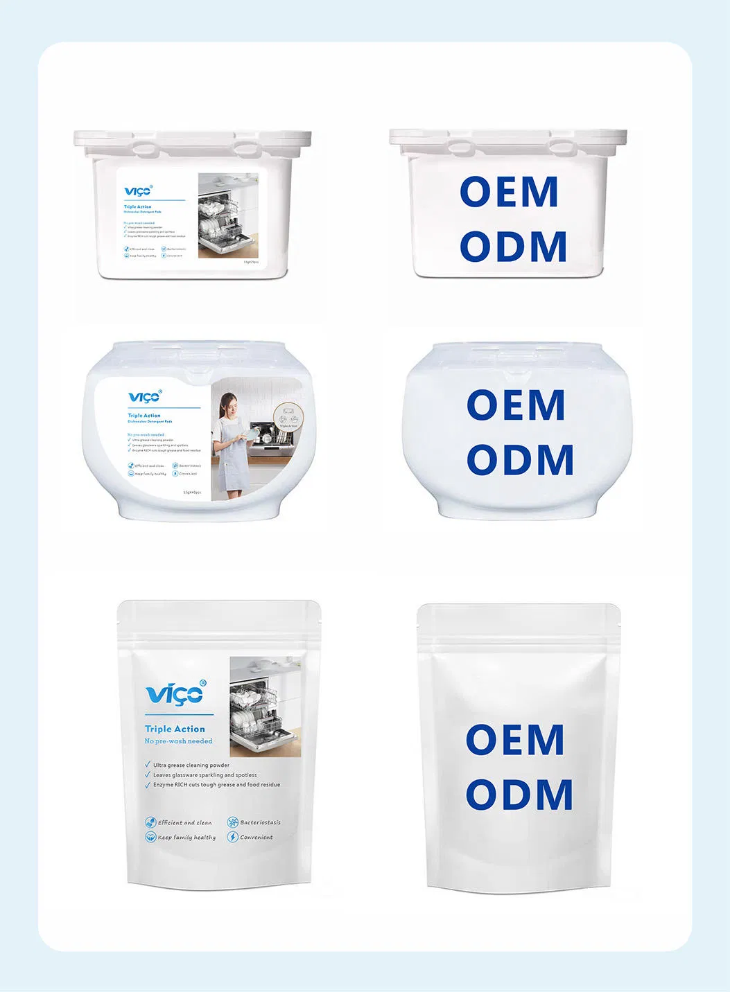 Eco-Friendly Dish Washing Detergent Tablets for Dish-Washing Machine