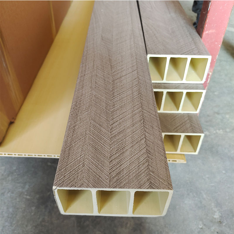Wholesale Waterproof Interior WPC Column 3D PVC Wall Panel Ceilings