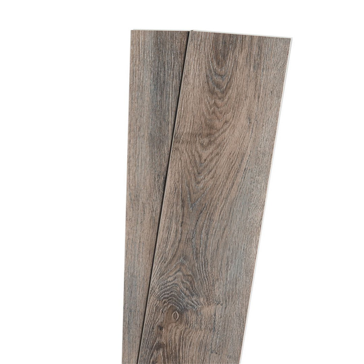 Водостойкий клик-ламинат SPC серый под дерево