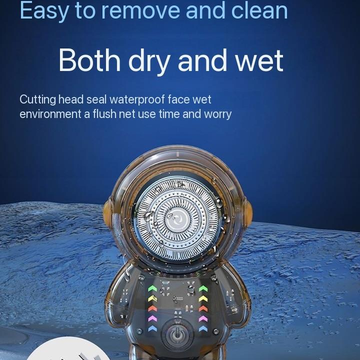 Zq001 Cross-Border New Astronaut Electric Shaver Mini Portable Rechargeable Sghaver