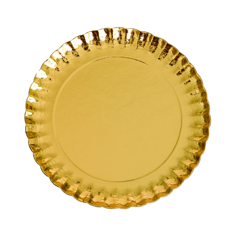 White Card Paper Dish Heavy-Duty Thickened Industrial Cardboard Paper Plates for Catering Parties