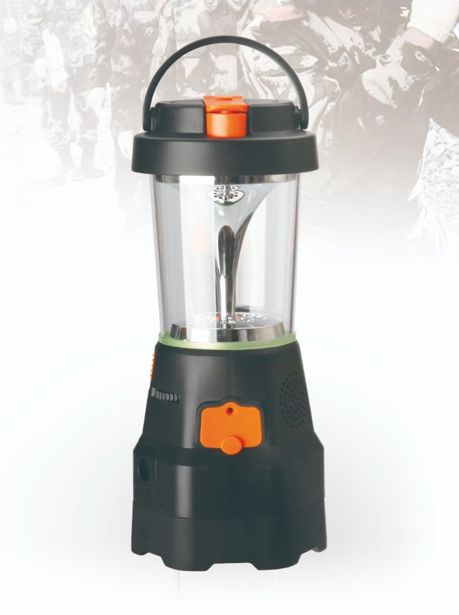 Портативный радиофонарь с динамо-машиной и SOS