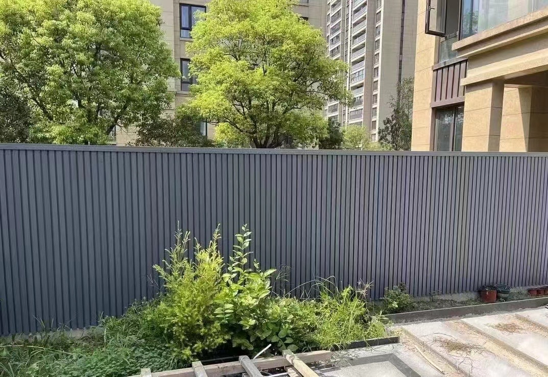 Privacy Garden Fence WPC Slat Wall ISO