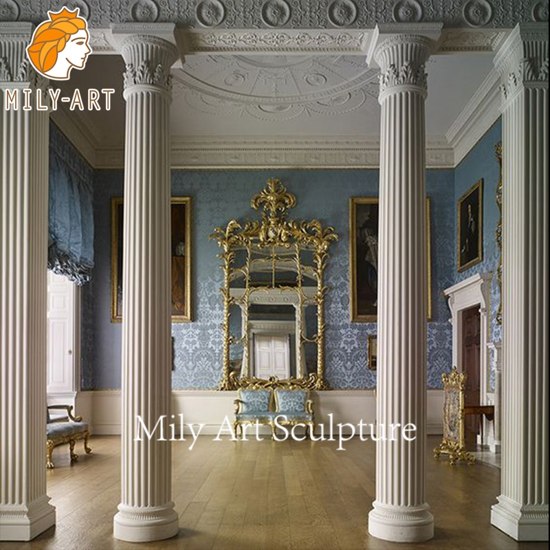 Indoor Home Decoration Natural Marble Pillars