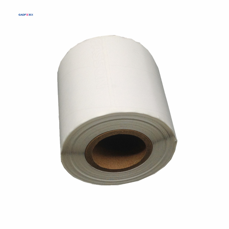 Jumbo Roll Pet Label Material Barcode Printing Matt Surface Pet Label
