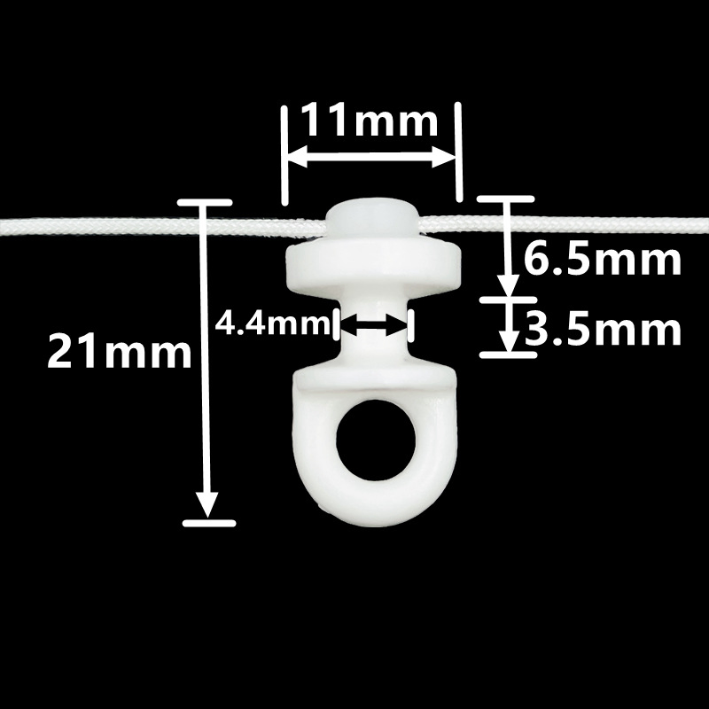 Fixed Distance Line Beads Traditional Curtain Fabric Wave-Shaped Snake-Shaped Curtain Roller Bead Curtain Track Accessories