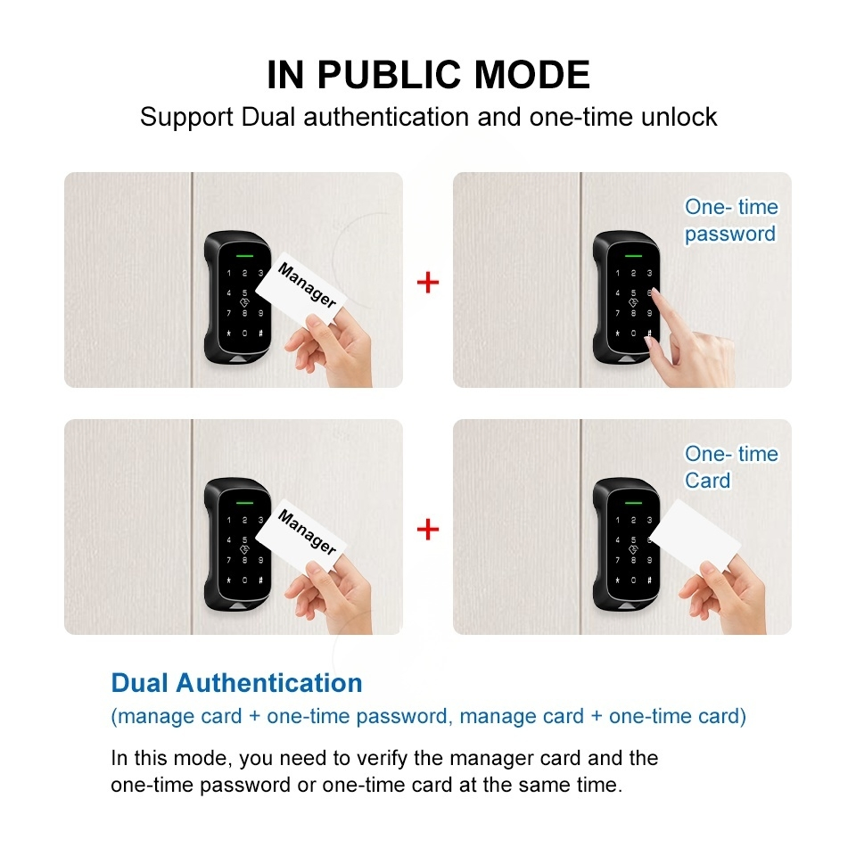 OEM Ttlock APP Smart Cabinet Lock with Password Fingerprint Function