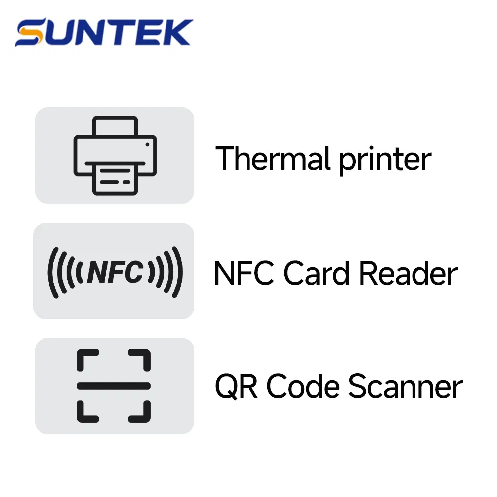 Point of Sale Wireless Android Hand Held POS Terminal Accept NFC Outdoor Suntek All-in-One