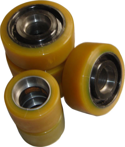 PU Rubber Caster Wheels for Trolley Cars