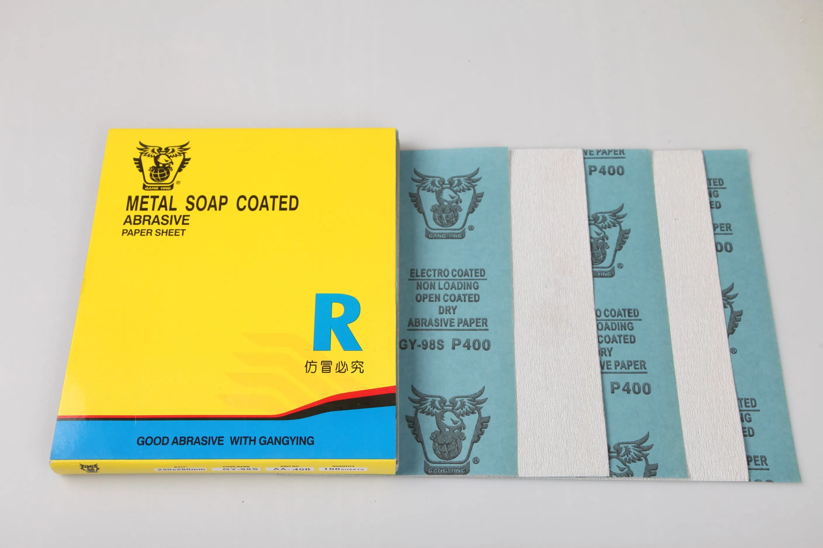 Наждачная бумага 230x280мм с латексной основой, белая