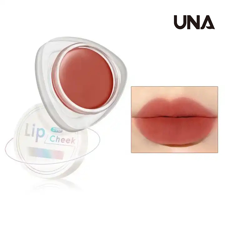 Dual-Use for Cheek and Lip Non-Stick Cup Matte Lips Mud Colorfast Waterproof Velvet Muddy Lip Cream