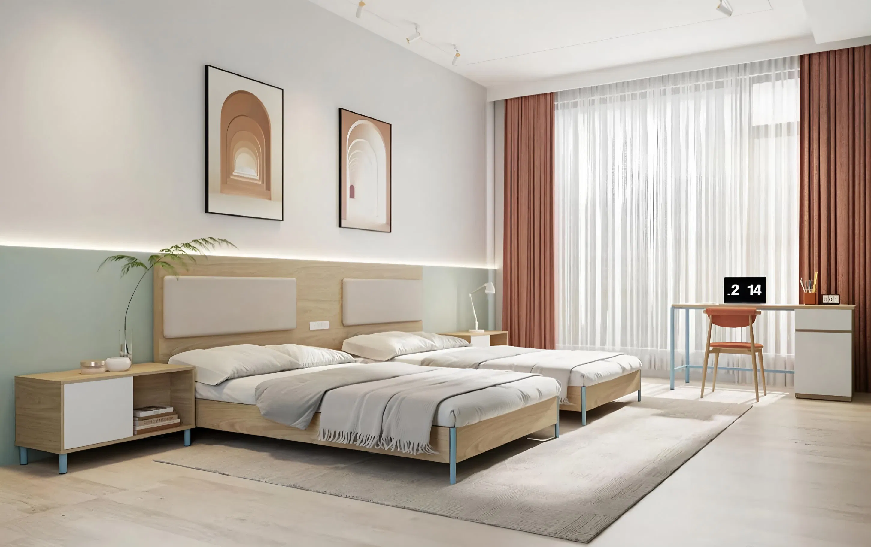 Chic Eco-Conscious Apartment Furniture Made From Green Materials for Dya003