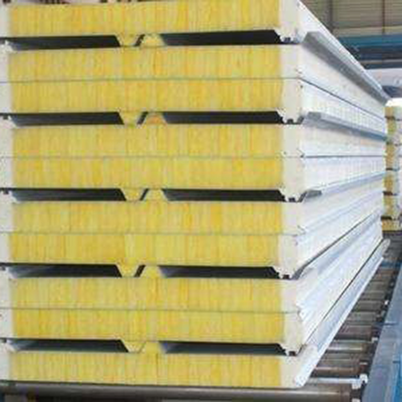 Polyester/Steel/Aluminum Surface Rockwool SIP Panel Insulated Laminate Composite Board