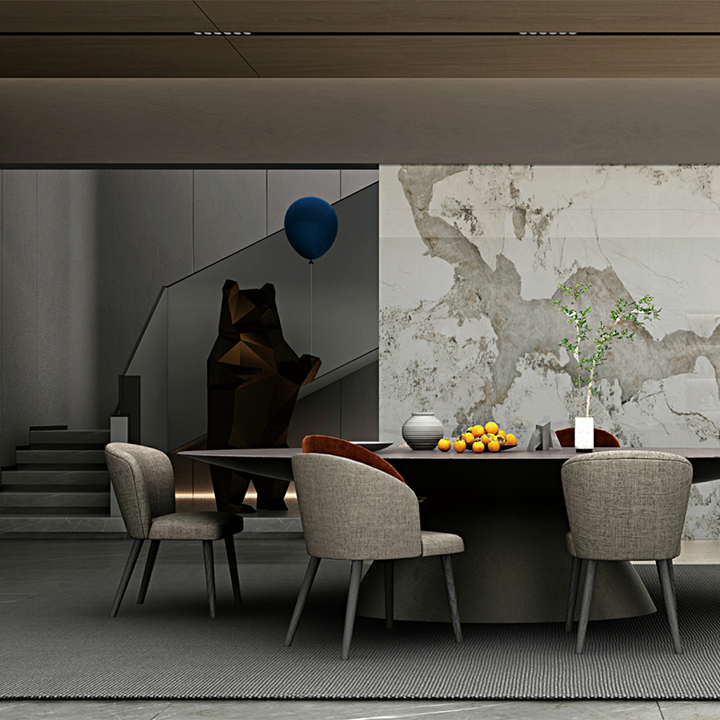 Sintered Slab Sintered Stone Artificial Stone Countertops Wall Cladding Glossy 12L