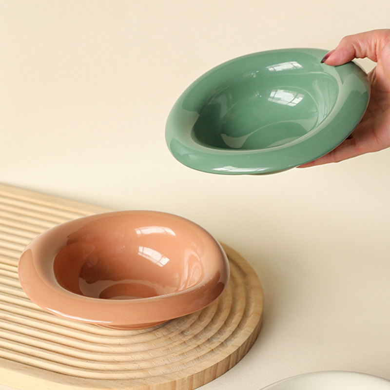 Ceramic Ice Cream Bowl Household Yogurt Pudding Dessert Bowl