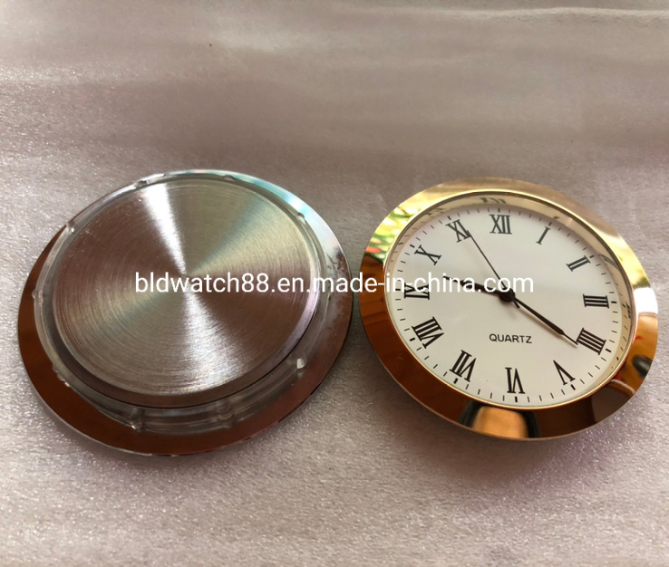 37mm Quartz Metal Bezel Small Fit-UPS Clock Inserts for Craft Gift Decoration