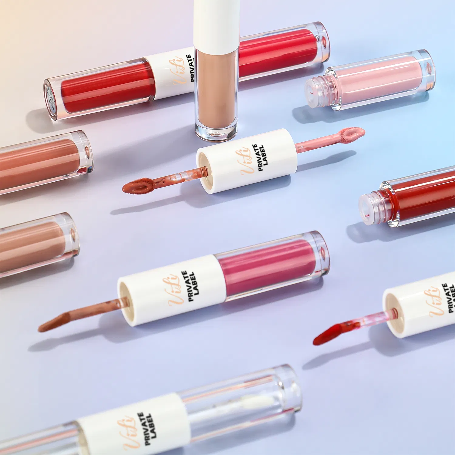 Makeup Factory Custom Color Private Label Clear Lip Gloss Cosmetics Lipgloss